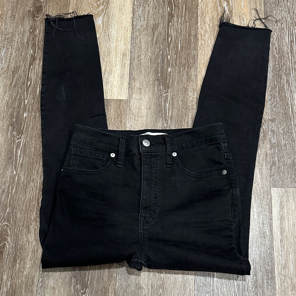 Madewell Black High-Rise Skinny Jeans